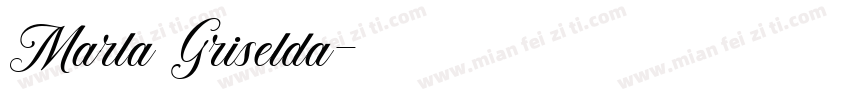 Marla Griselda字体转换